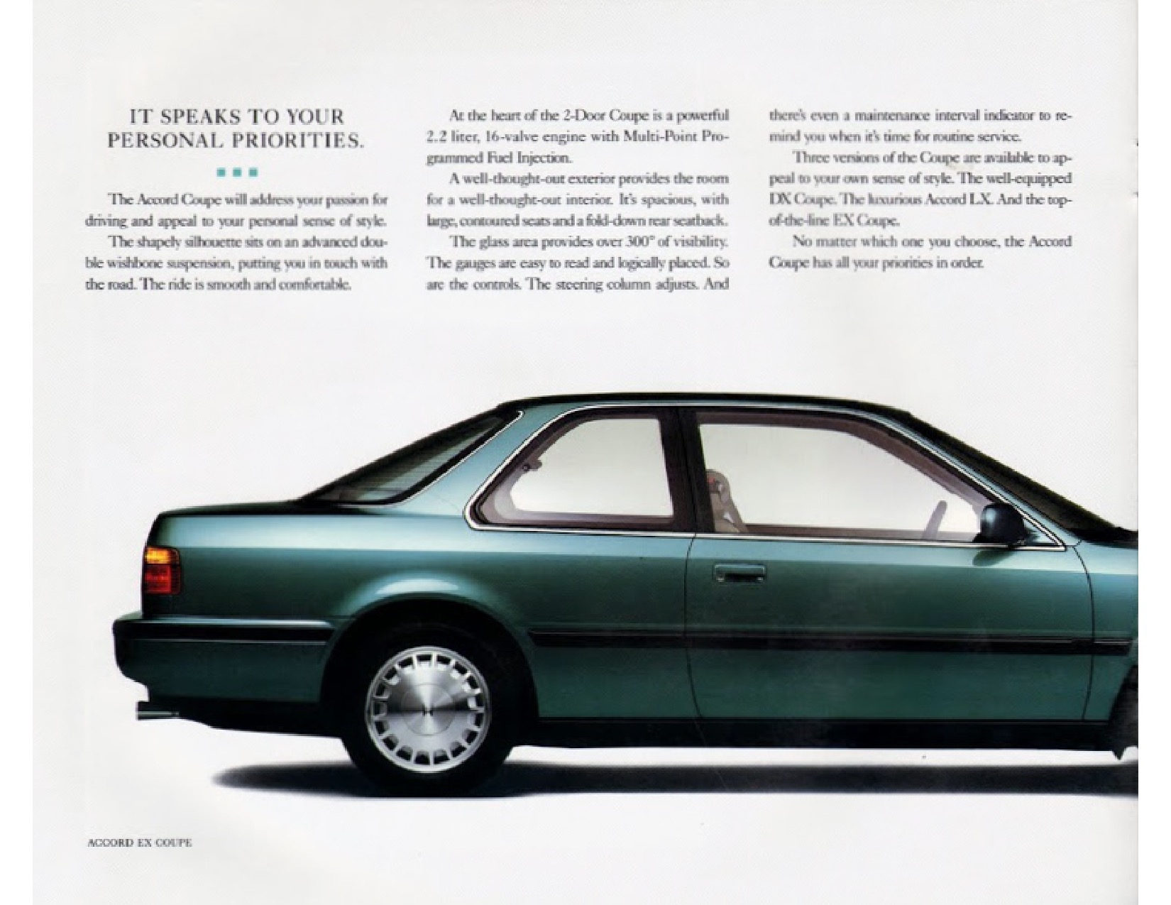 1991 Honda Brochure Page 6
